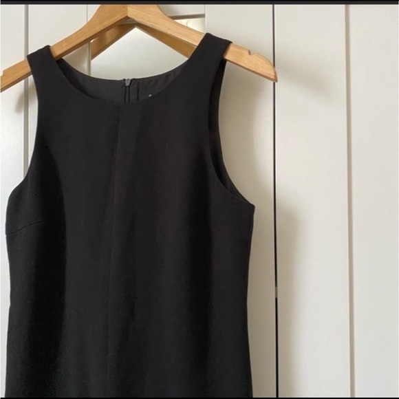 Incity Black Dress with Faux Leather Pockets Size Small/44 - Picture 6 of 9